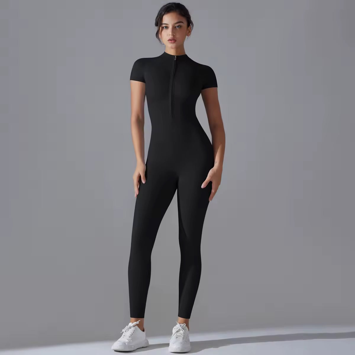 Velora CoreZip Bodysuit
