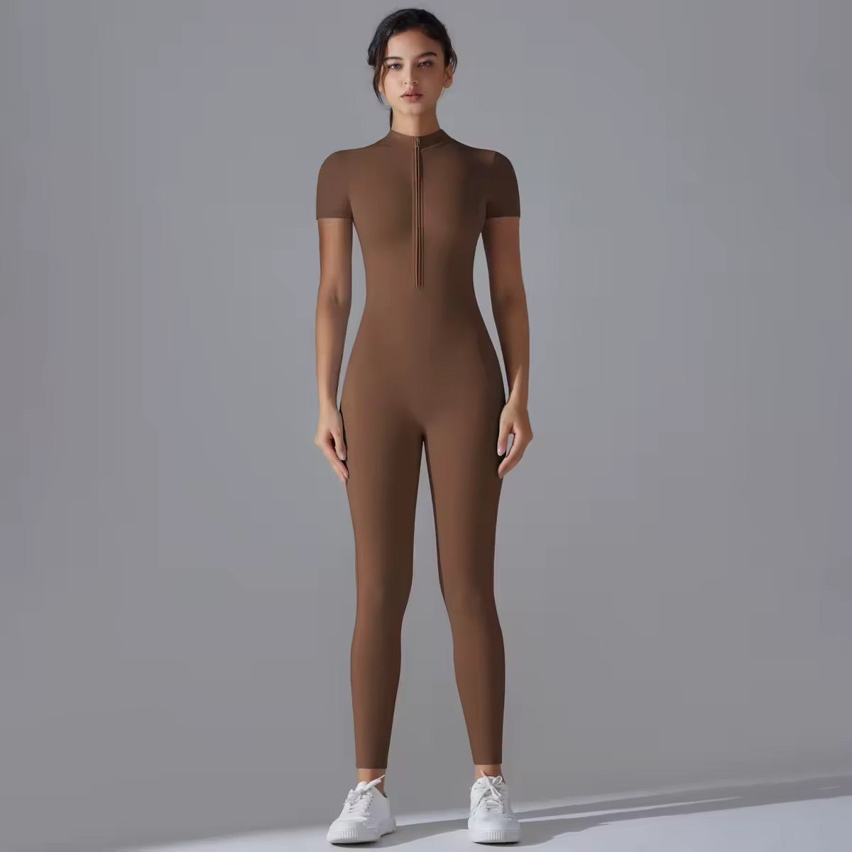 Velora CoreZip Bodysuit