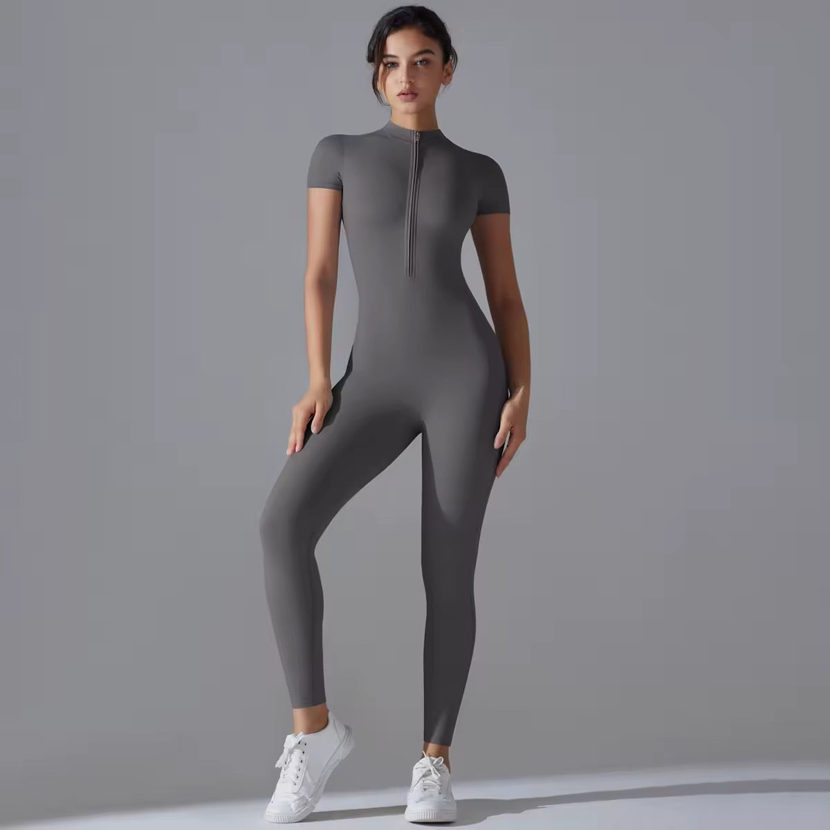Velora CoreZip Bodysuit