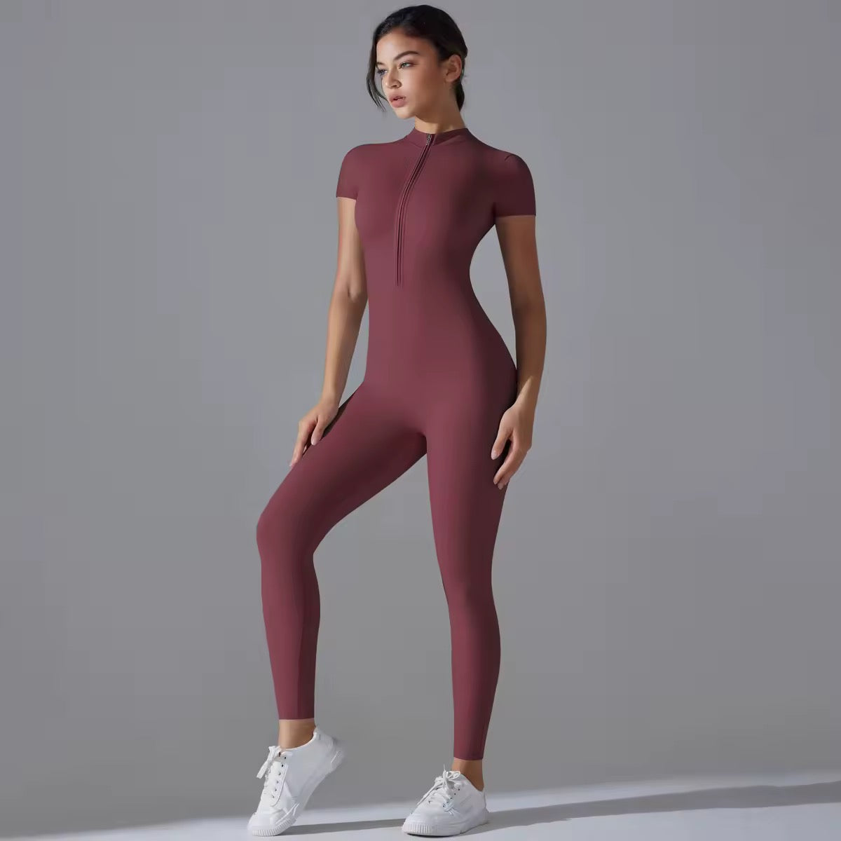 Velora CoreZip Bodysuit