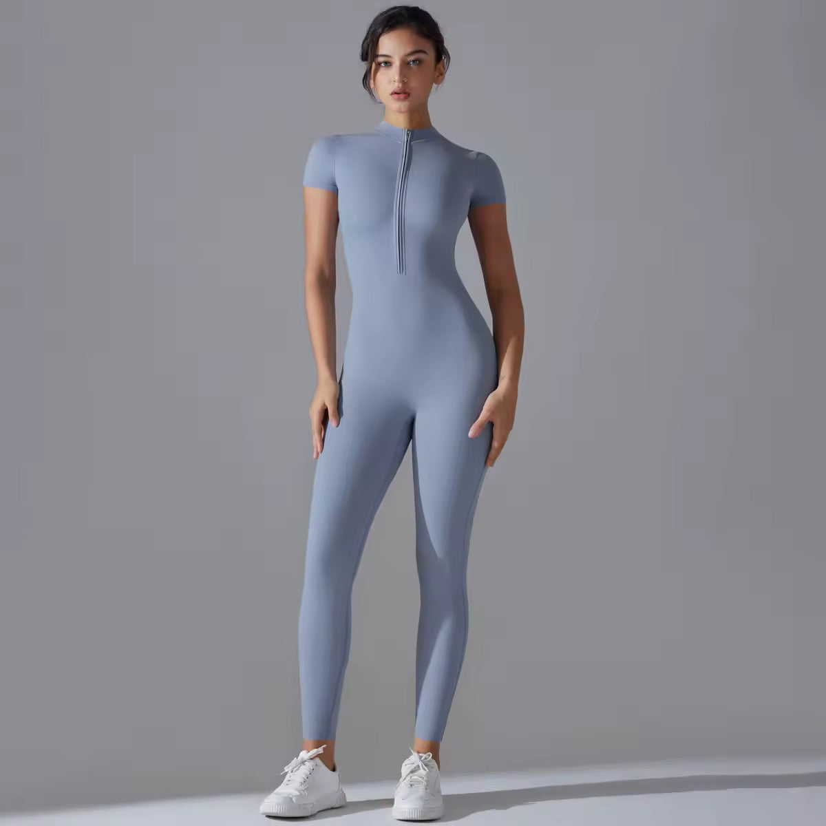 Velora CoreZip Bodysuit
