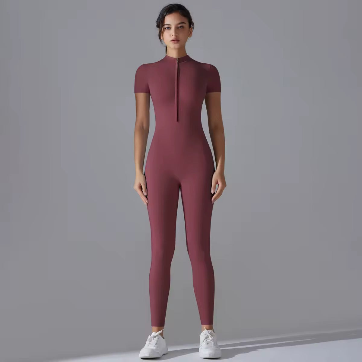 Velora CoreZip Bodysuit