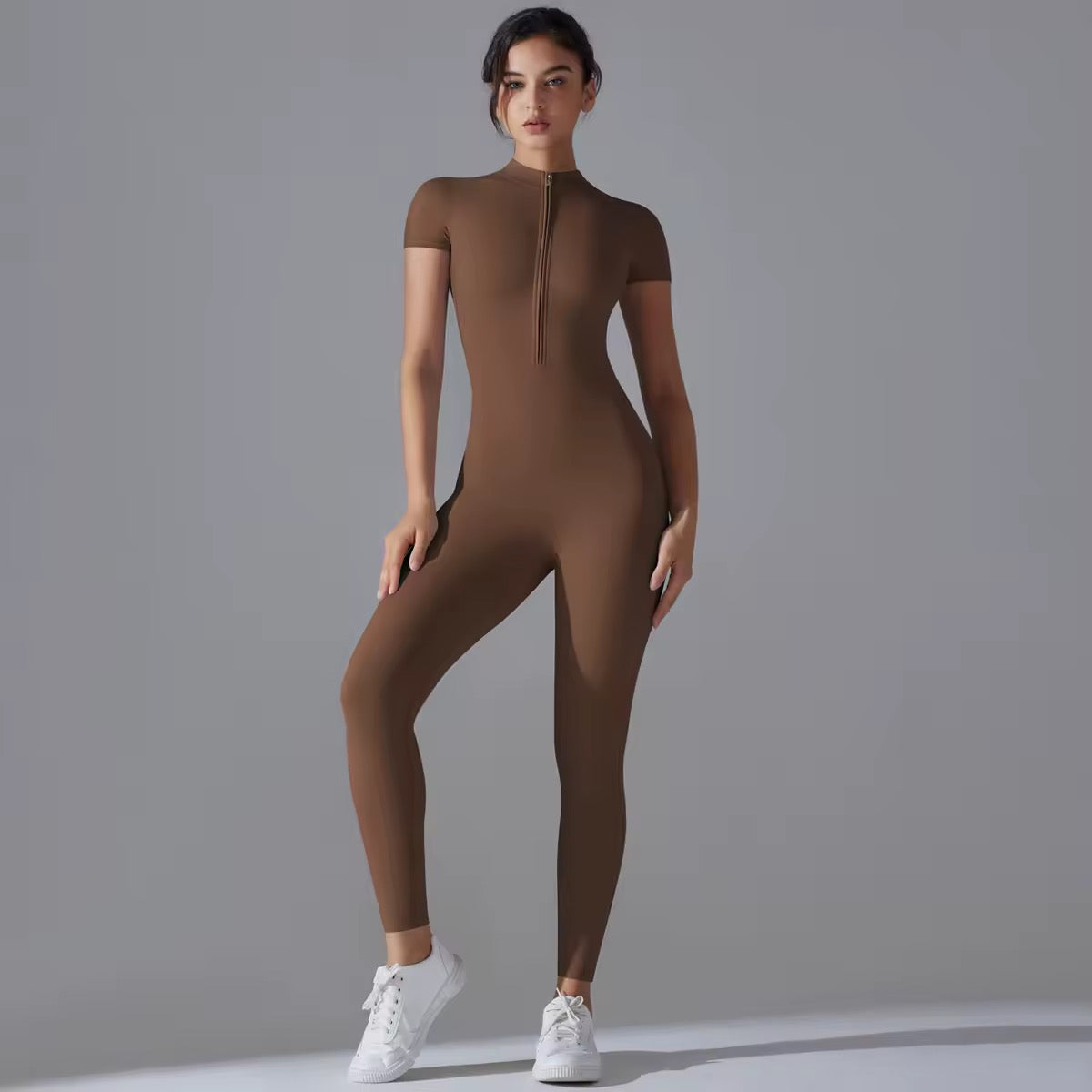 Velora CoreZip Bodysuit