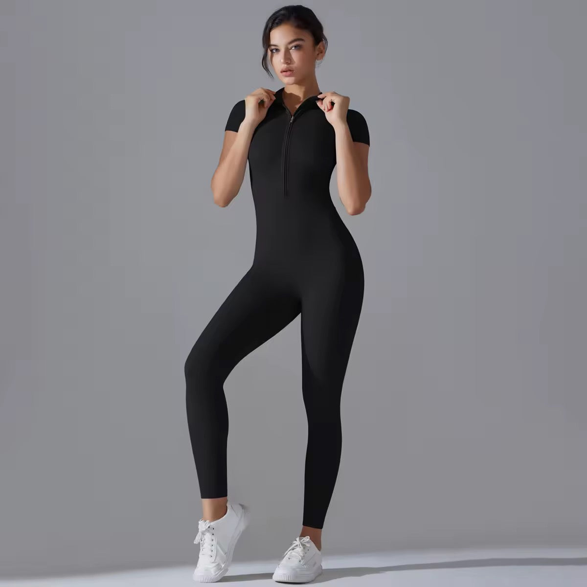 Velora CoreZip Bodysuit