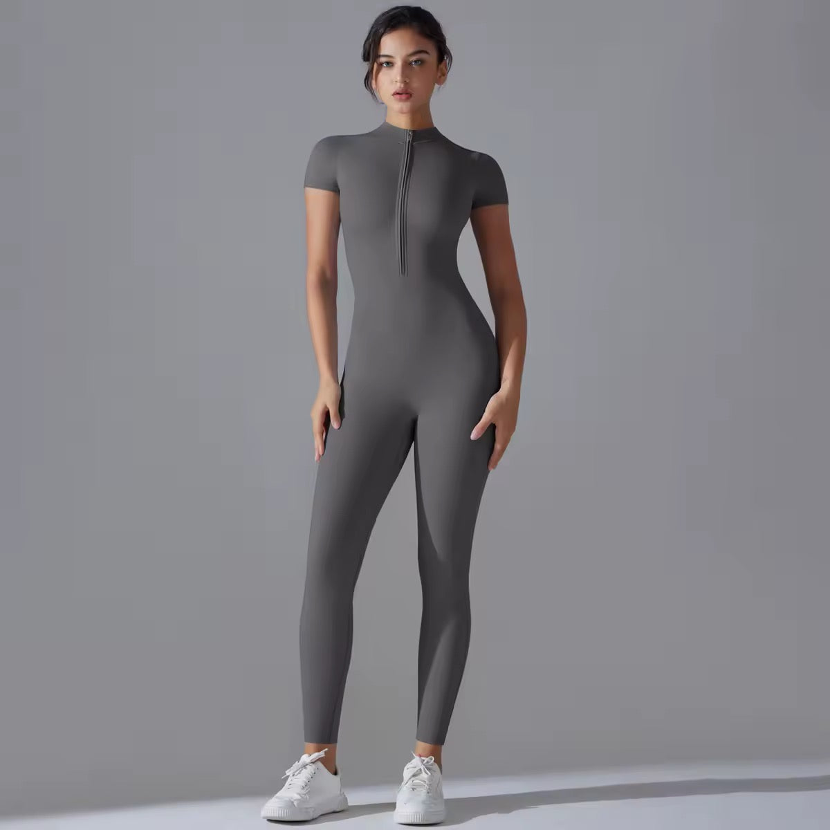Velora CoreZip Bodysuit