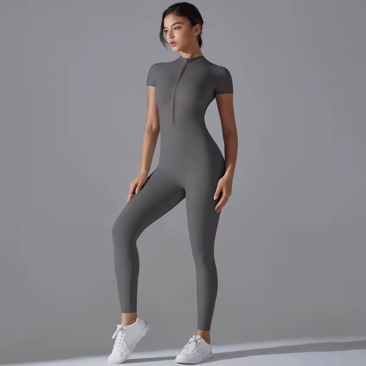 Velora CoreZip Bodysuit