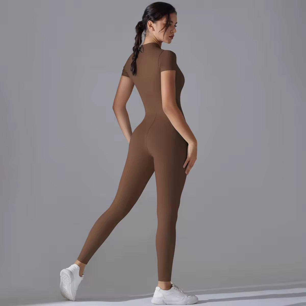 Velora CoreZip Bodysuit