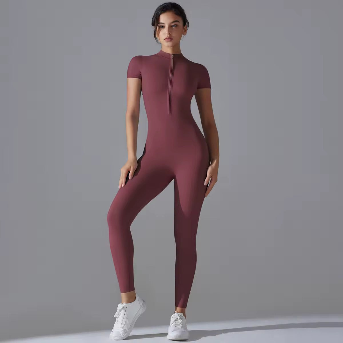 Velora CoreZip Bodysuit