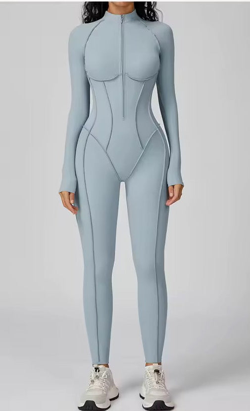 Luxe Contour Zip Jumpsuit