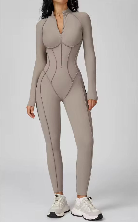 Luxe Contour Zip Jumpsuit