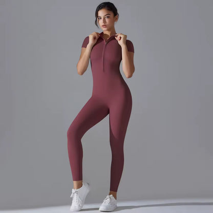 Velora CoreZip Bodysuit