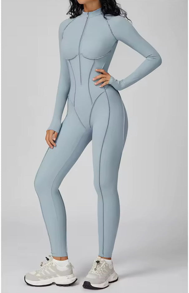 Luxe Contour Zip Jumpsuit
