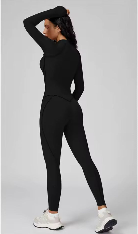 Luxe Contour Zip Jumpsuit