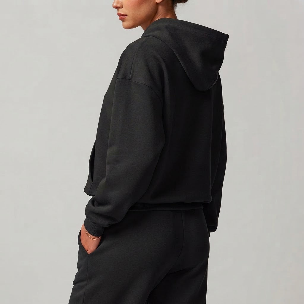 Velora Avessa™ Cotton Fleece Relaxed Hoodie