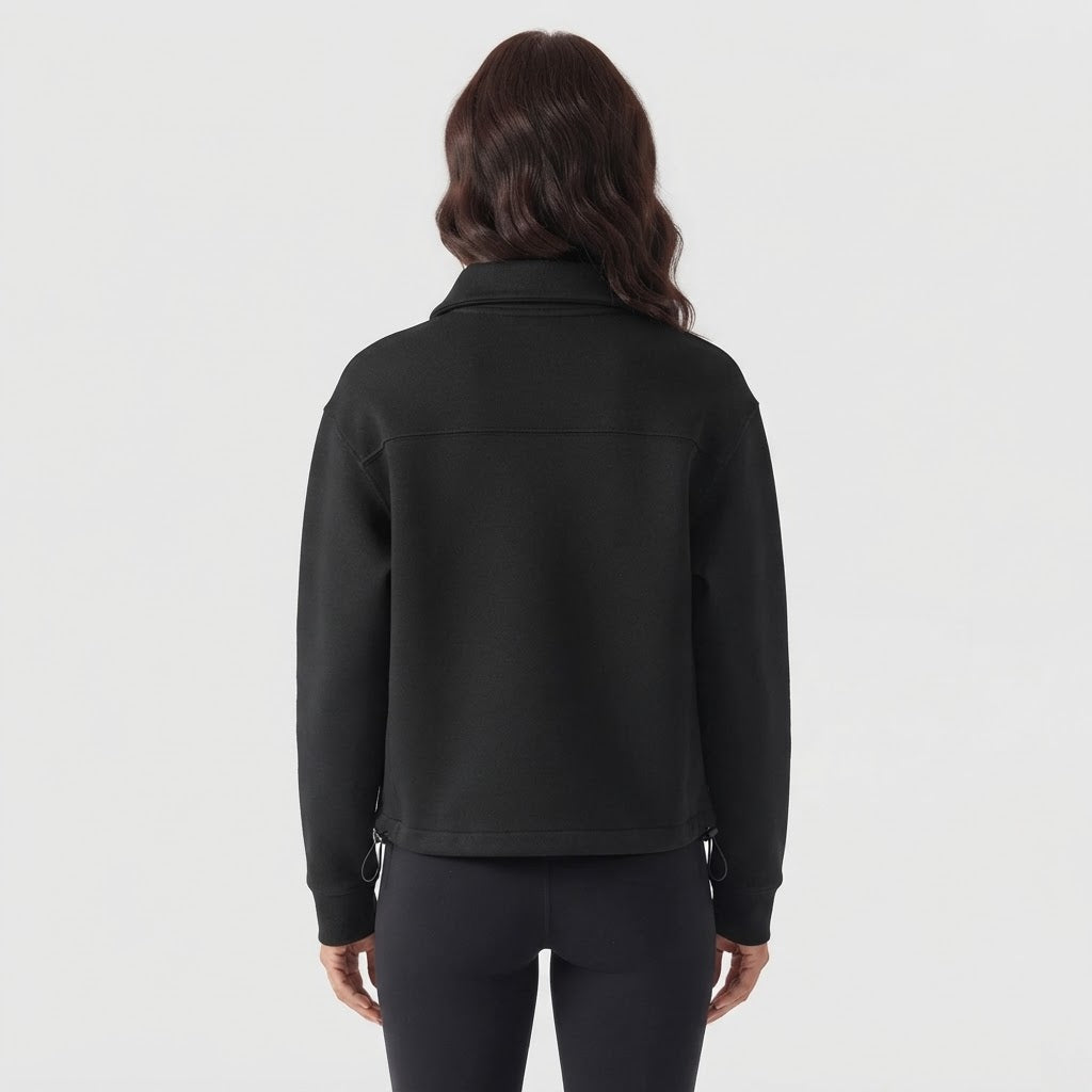 Velora Varelle™ Oversized Half-Zip Training Hoodie