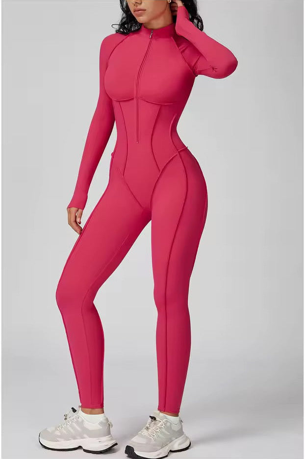 Luxe Contour Zip Jumpsuit