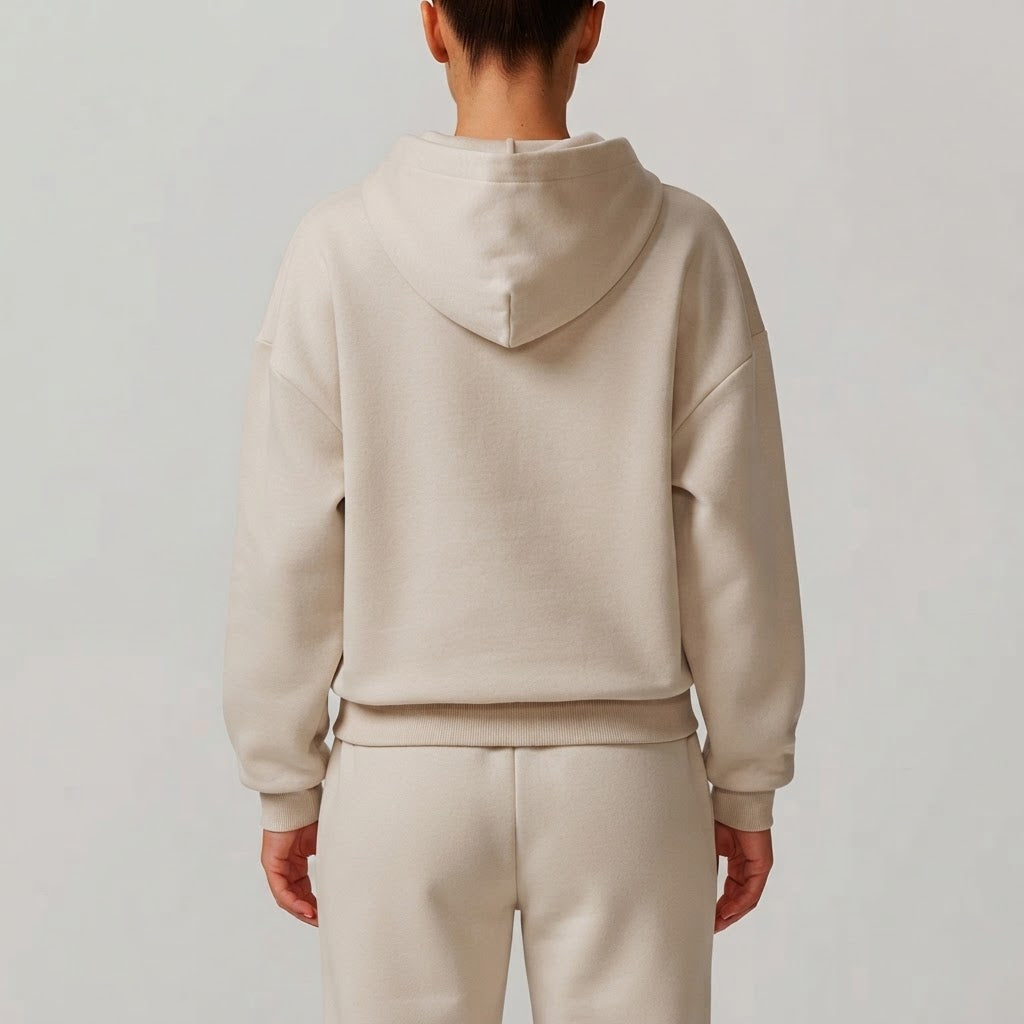 Velora Avessa™ Cotton Fleece Relaxed Hoodie