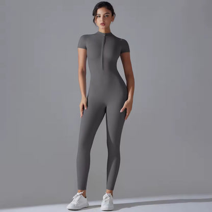 Velora CoreZip Bodysuit