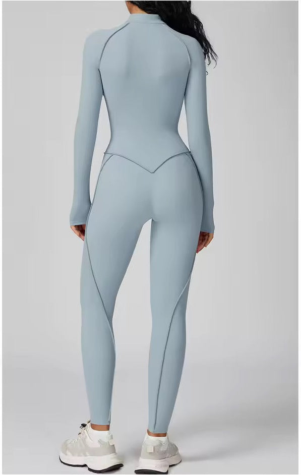 Luxe Contour Zip Jumpsuit