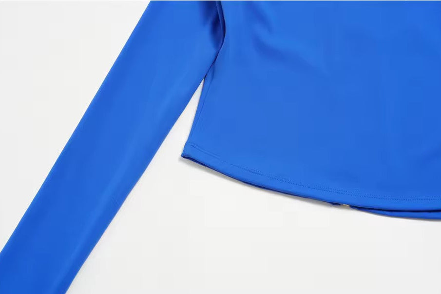 Velora Elvara™ Zip-Up Long Sleeve Workout Top