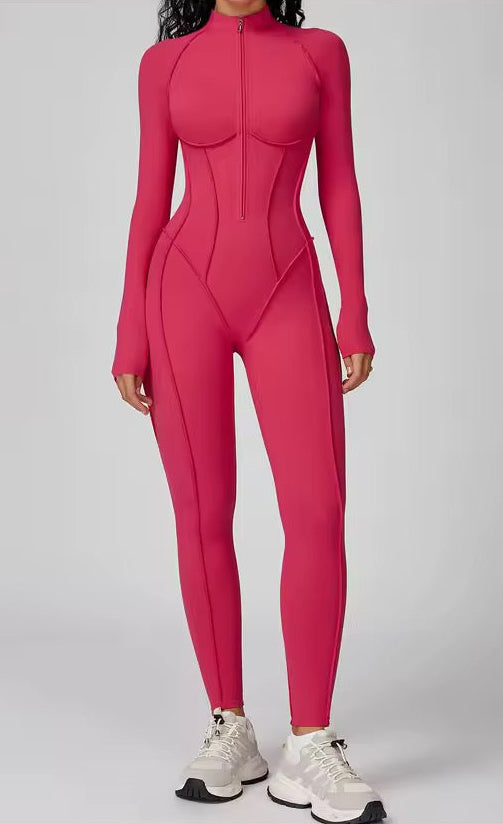 Luxe Contour Zip Jumpsuit