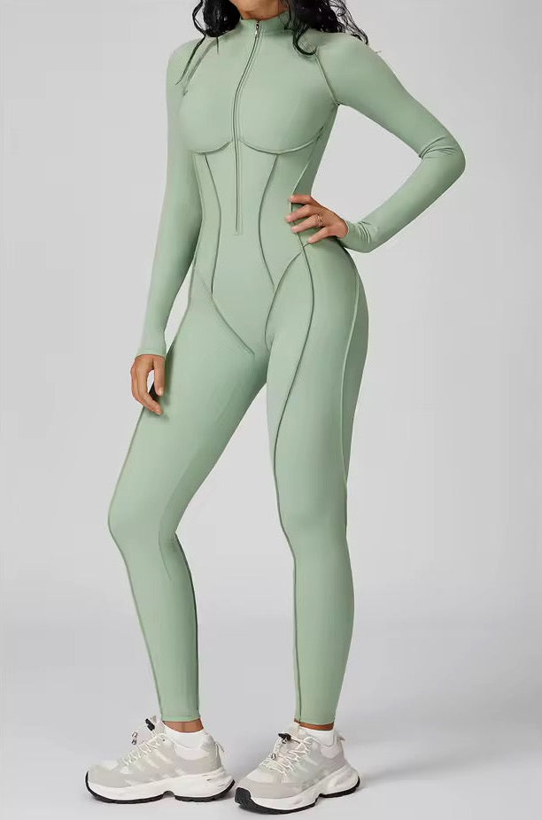 Luxe Contour Zip Jumpsuit