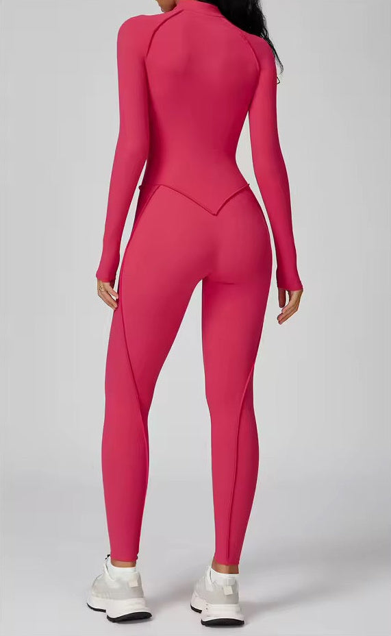 Luxe Contour Zip Jumpsuit