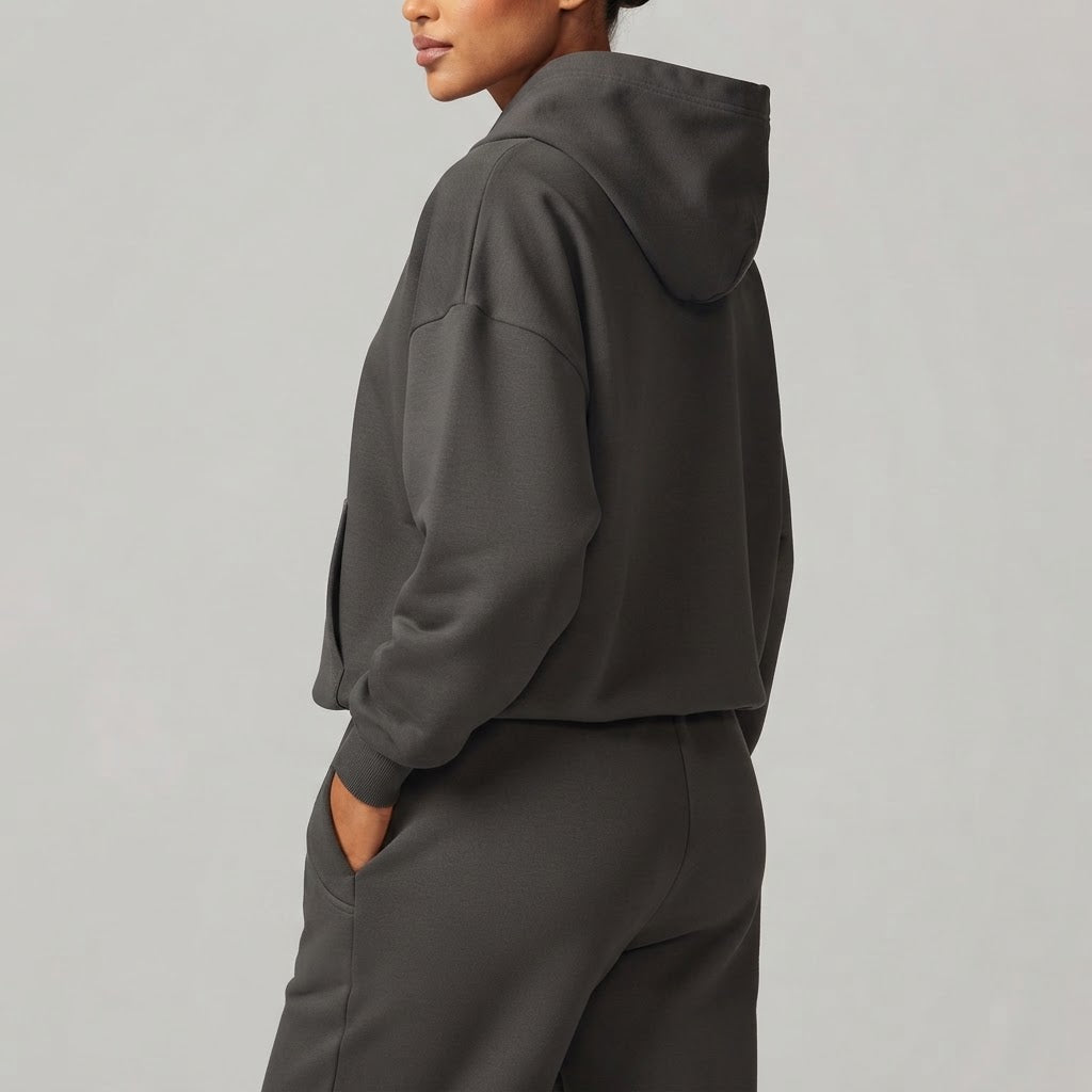 Velora Avessa™ Cotton Fleece Relaxed Hoodie