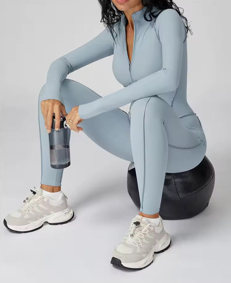 Luxe Contour Zip Jumpsuit