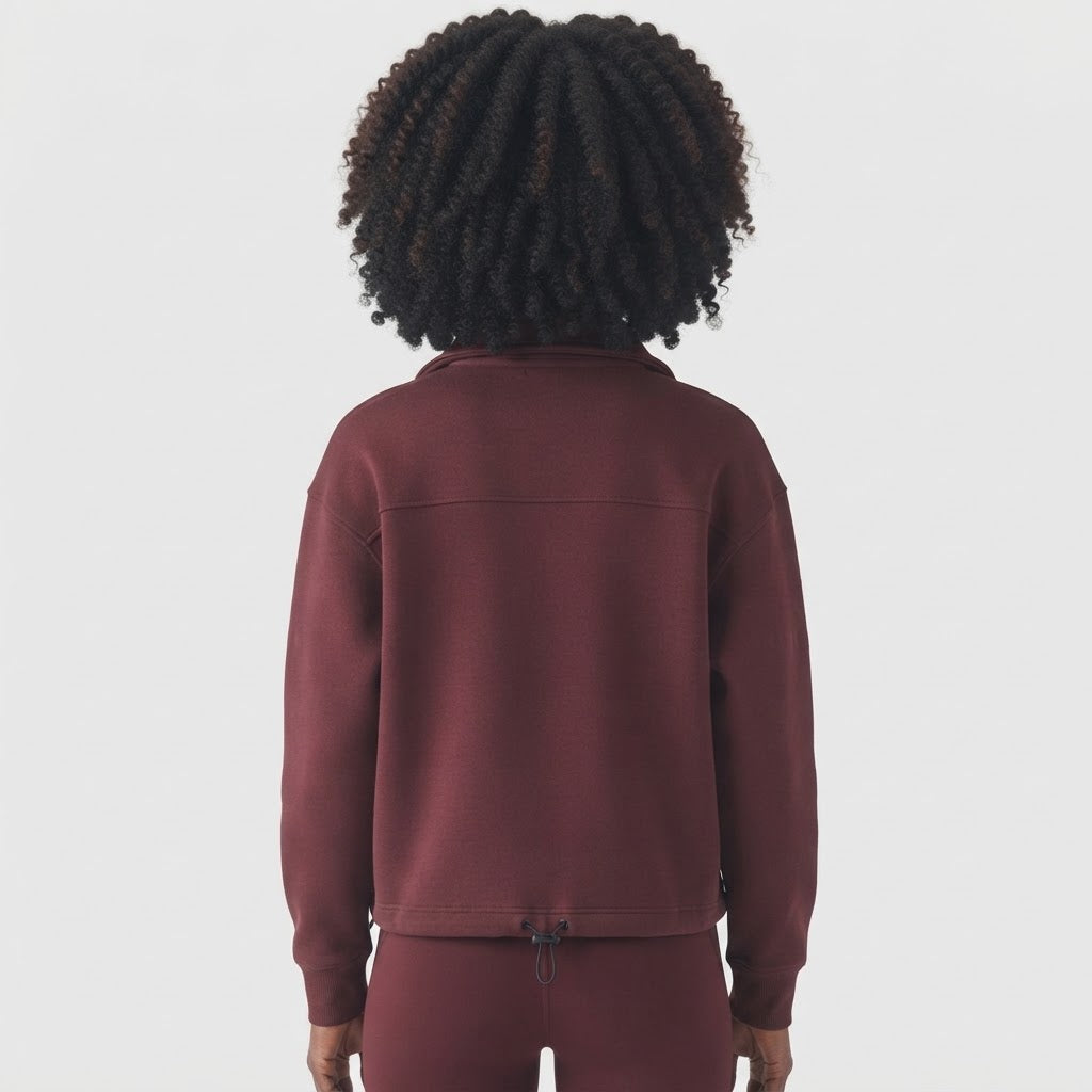 Velora Varelle™ Oversized Half-Zip Training Hoodie
