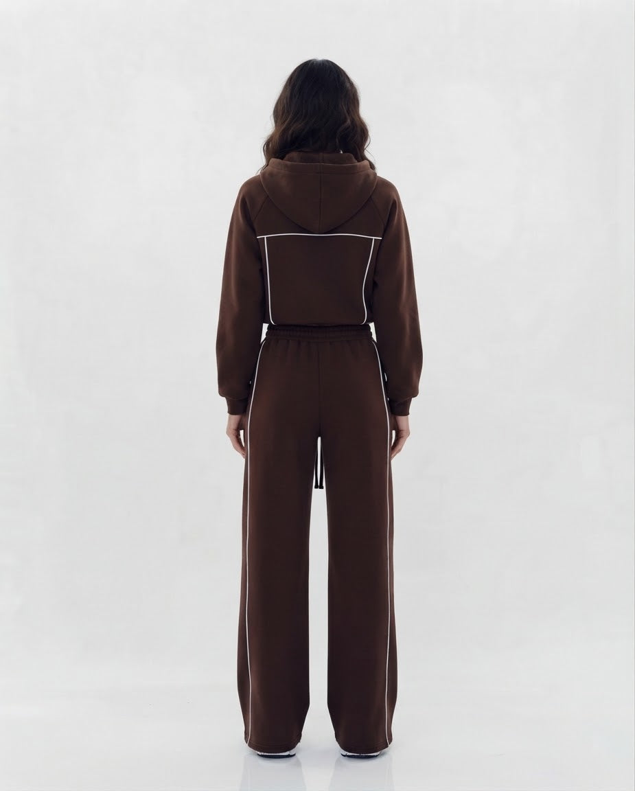 Velora Ravelle™ Zip-Up Hoodie & Straight-Leg 2-Piece Set