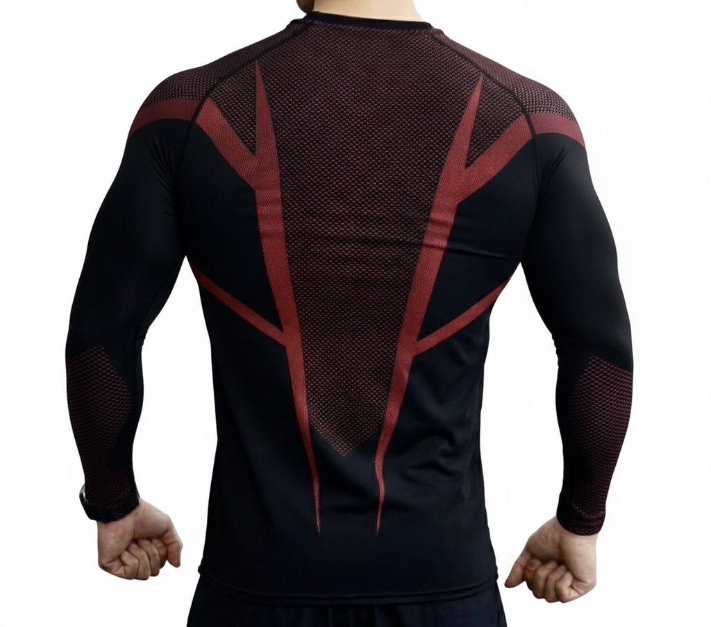 VeloxLongSleeves-Red-Limited Edition