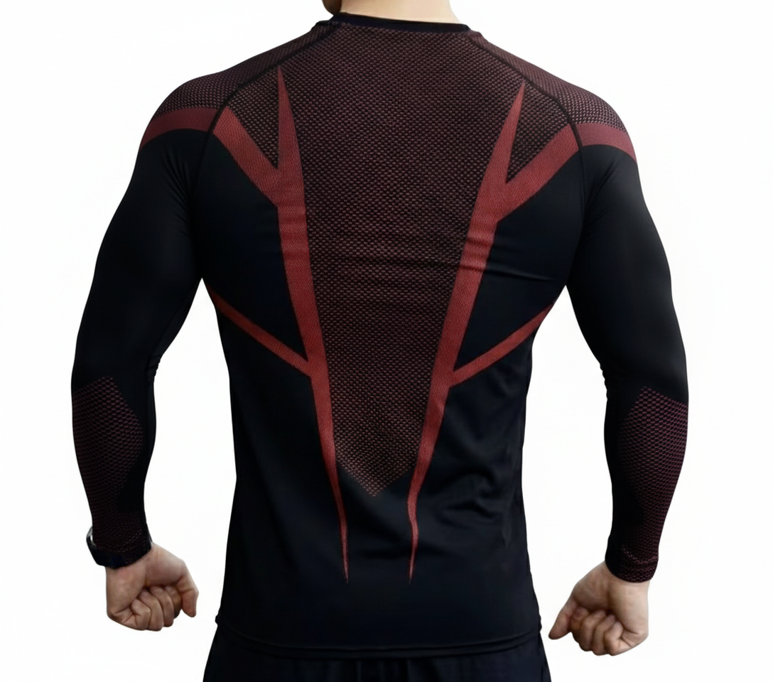 VeloxLongSleeves-Red-Limited Edition