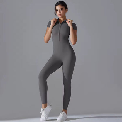 Velora CoreZip Bodysuit