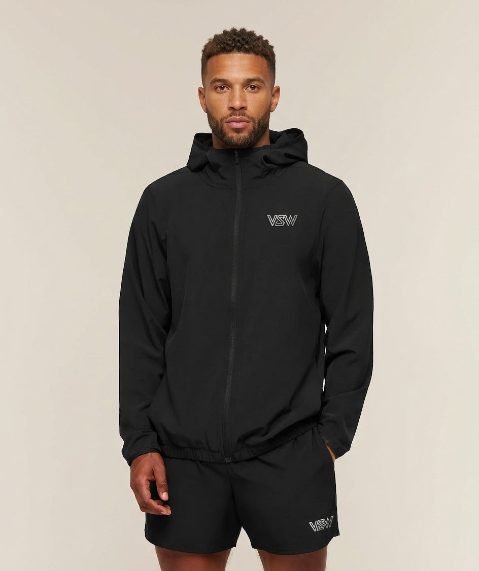 VSW Tech-Woven Performance Jacket | Lightweight Full-Zip Hoodie