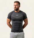 Spider-Sense Men’s Compression Fitness Shirt | Superhero Athletic Base Layer |Dark Gray