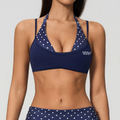 Velora Elisse™ Polka Dot Performance Sports Bra