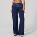 Velora Elvienne™ Polka Dot High-Waist Wide-Leg Yoga Pants