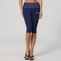 Velora Calyssa™ Polka Dot High-Waist Fold-Over Capri Leggings