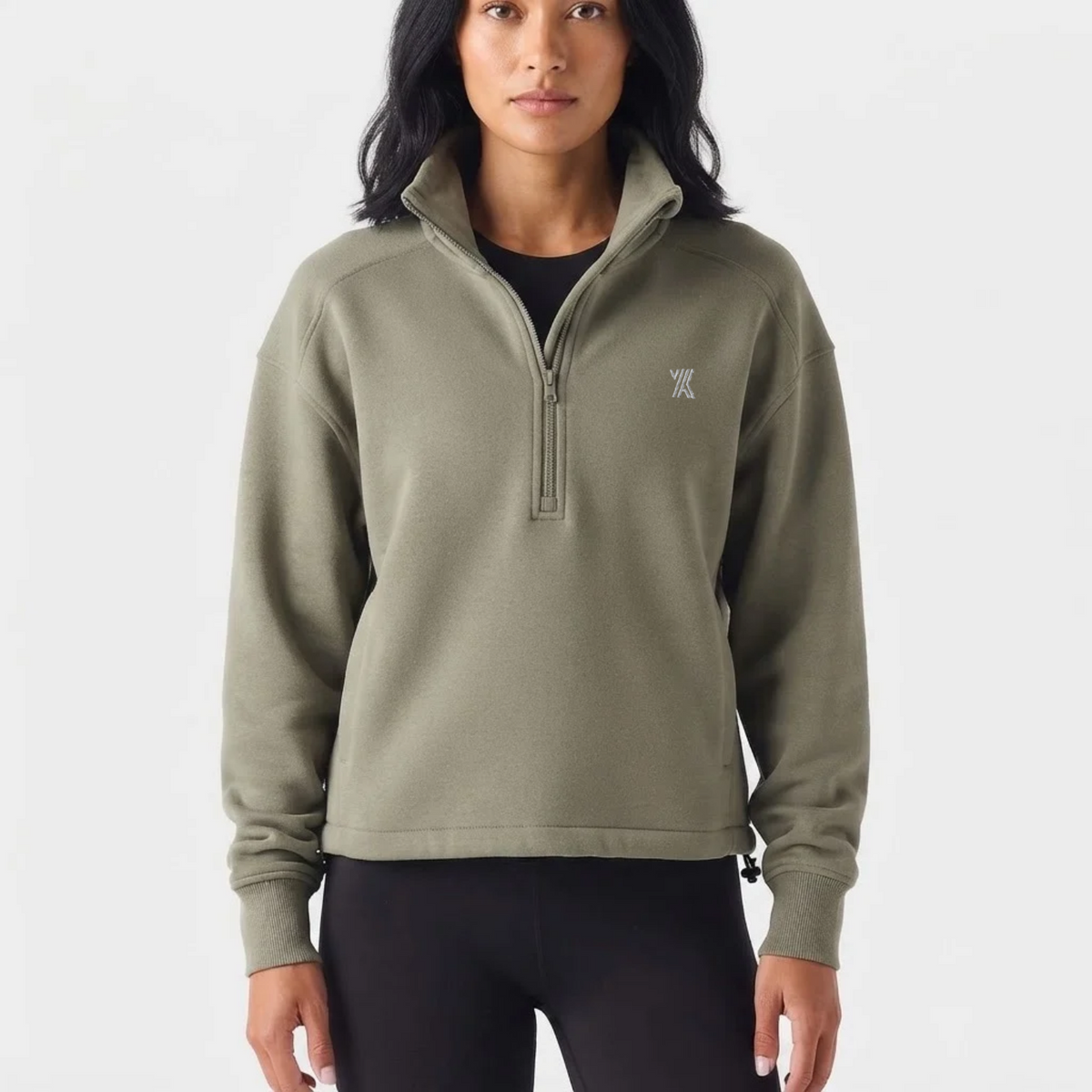 Velora Varelle™ Oversized Half-Zip Training Hoodie