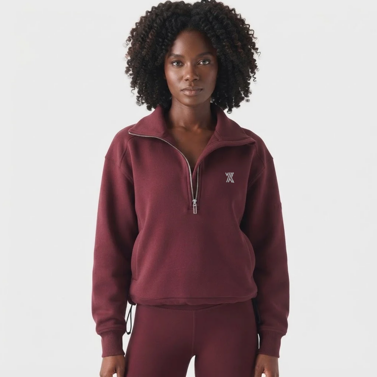 Velora Varelle™ Oversized Half-Zip Training Hoodie