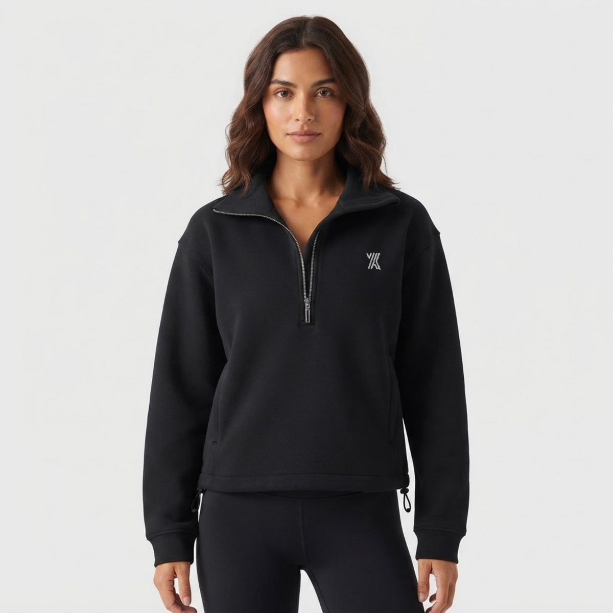 Velora Varelle™ Oversized Half-Zip Training Hoodie