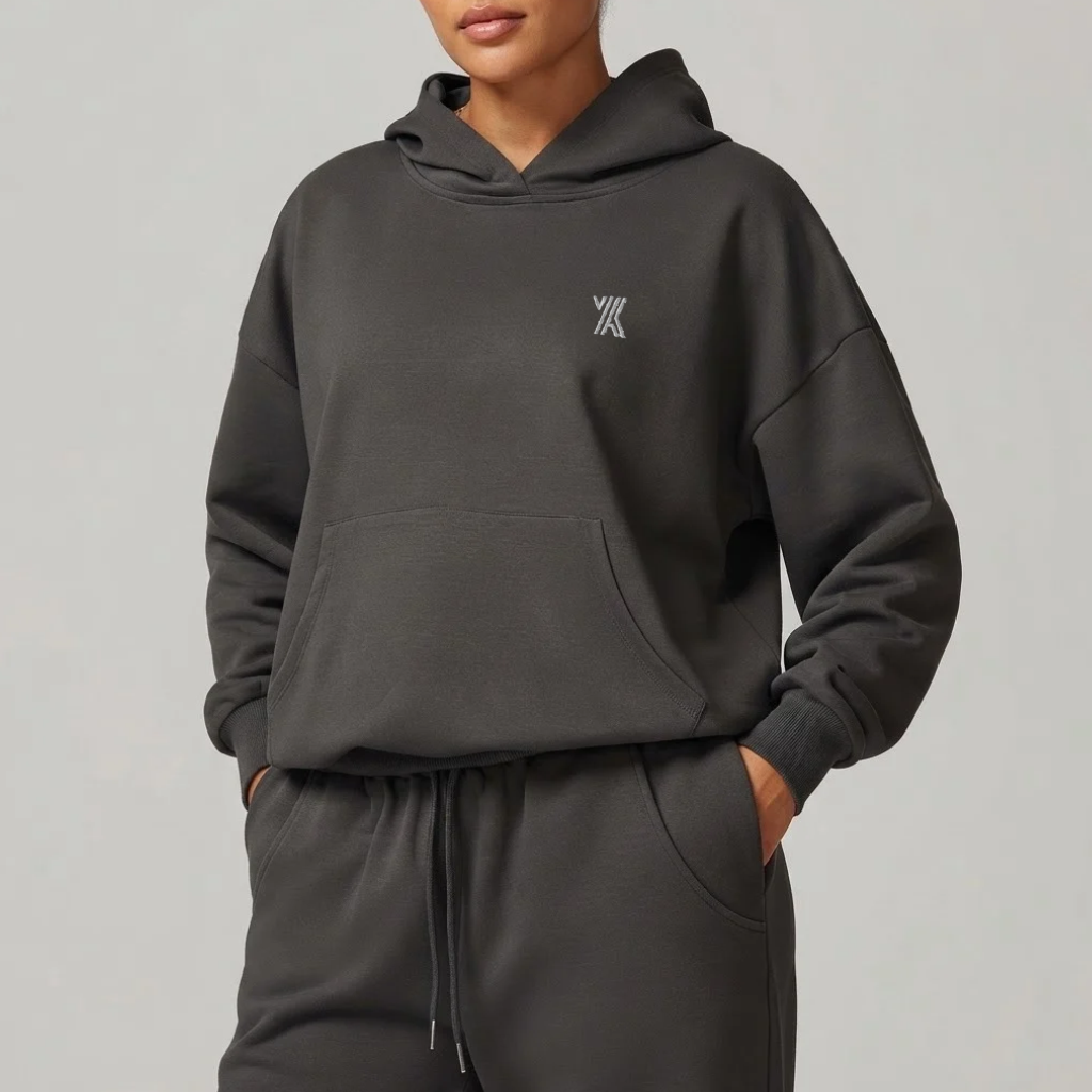 Velora Avessa™ Cotton Fleece Relaxed Hoodie