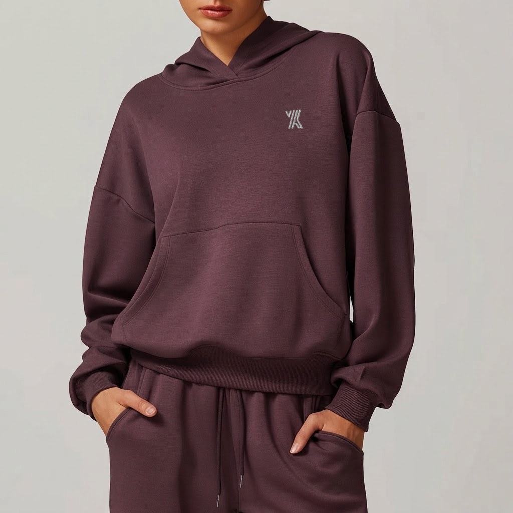 Velora Avessa™ Cotton Fleece Relaxed Hoodie