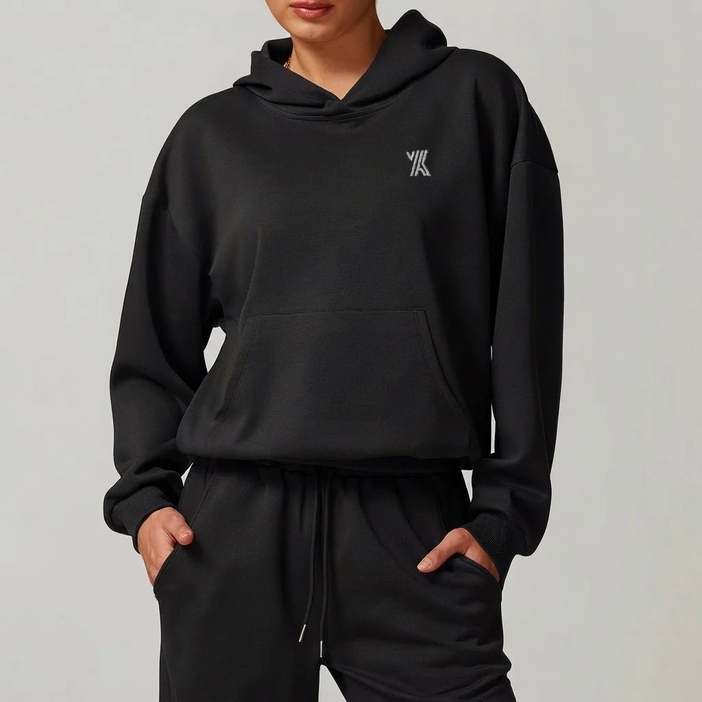 Velora Avessa™ Cotton Fleece Relaxed Hoodie