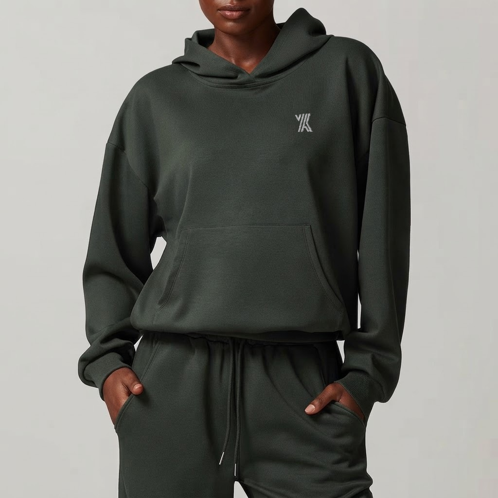 Velora Avessa™ Cotton Fleece Relaxed Hoodie