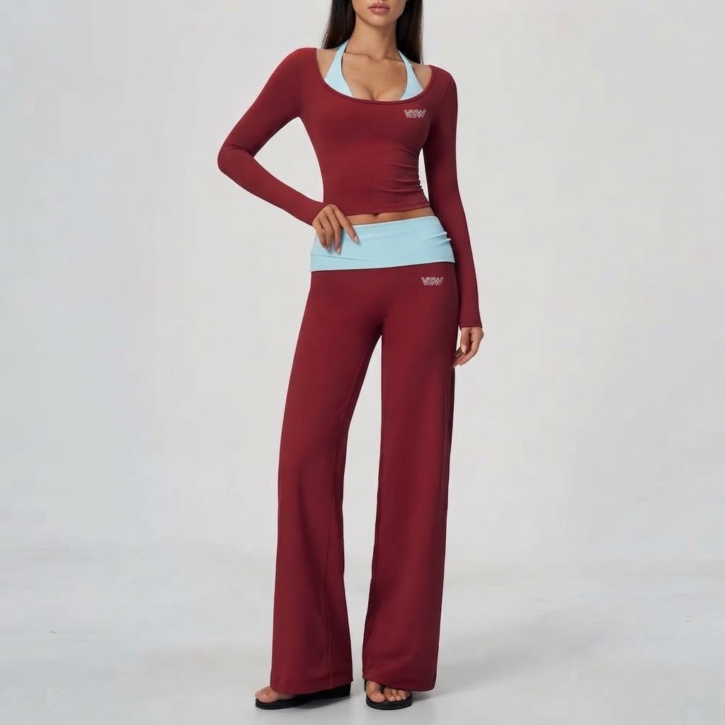 Velora Avyelle™ Layered 2-Piece Workout Set