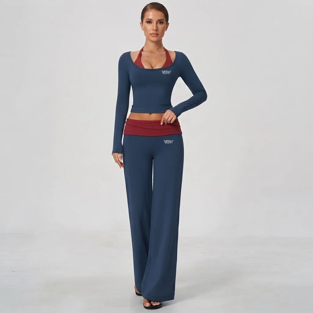 Velora Avyelle™ Layered 2-Piece Workout Set