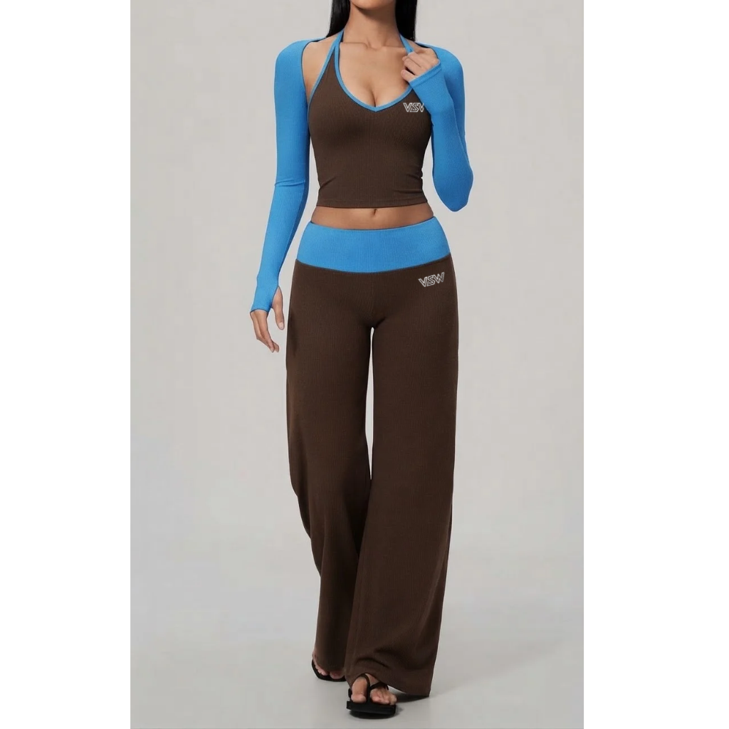 Velora Sorelle™ Colorblock 2/3-Piece Yoga Set