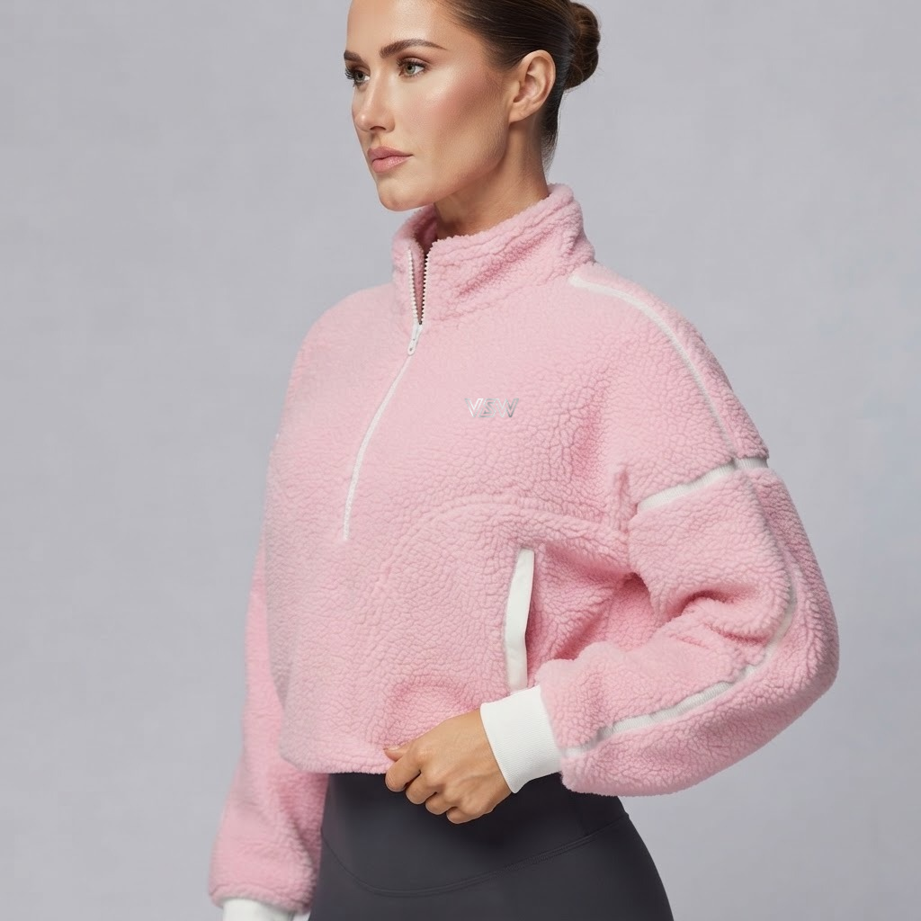 Velora Seravelle™ Warm Fleece-Lined Zip-Up Jacket